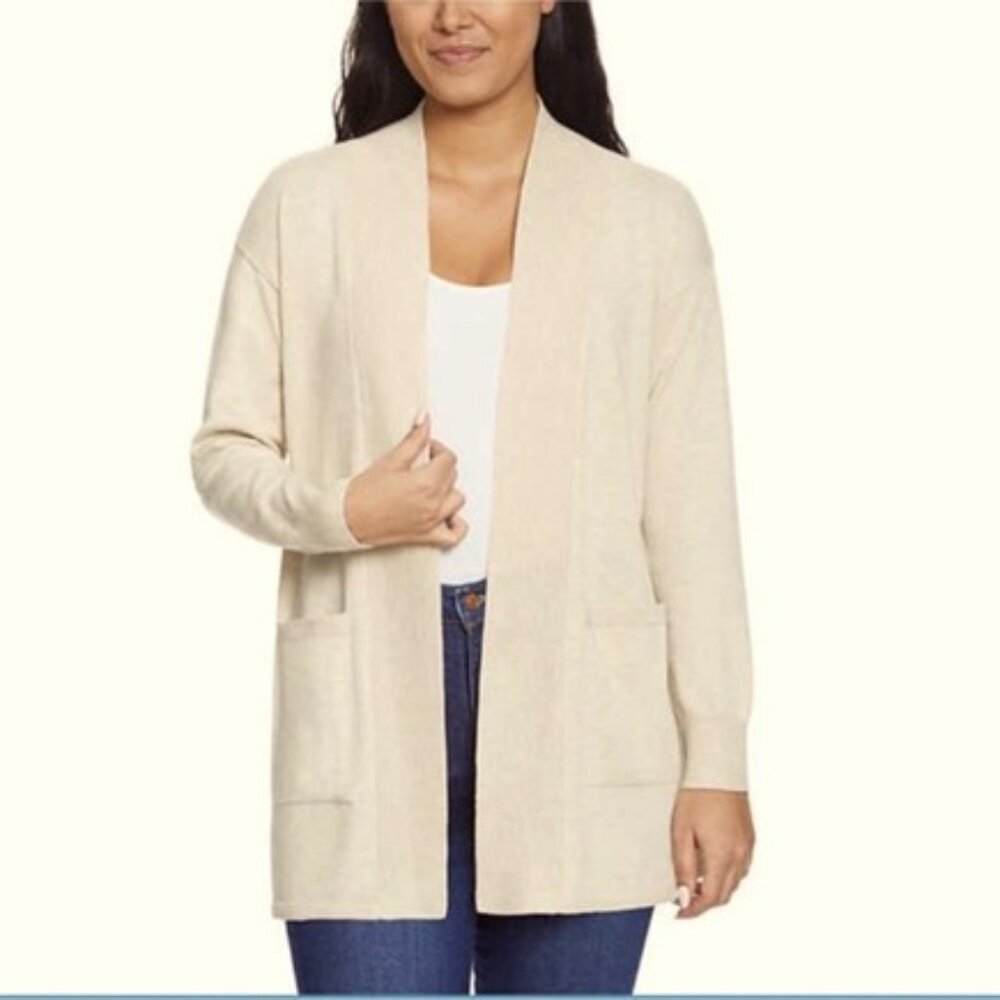 Gloria Vanderbilt Women's Open Front Cardigan NWT